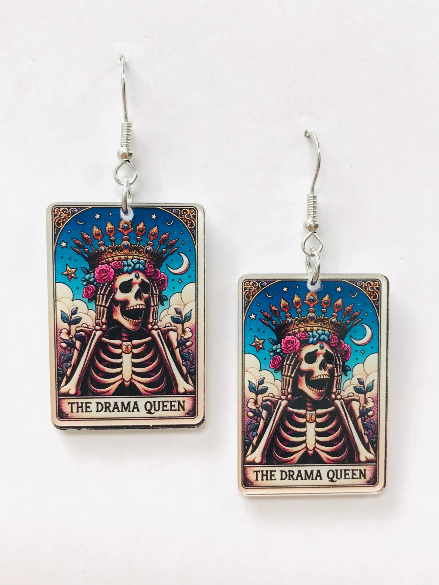 Drama Queen Earrings, Acrylic Earrings